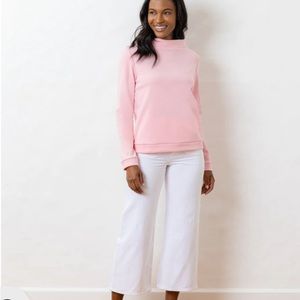 Dudley Stephens Brighton Boat Neck in Navy Terry Fleece